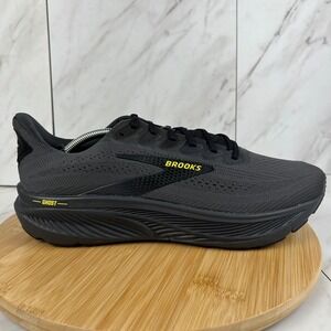 Brooks Ghost 17 Mens Size 12.5 2E WIDE Black Ebony Running Shoes 1104422E059